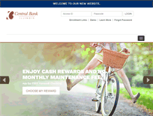 Tablet Screenshot of central-bank.com
